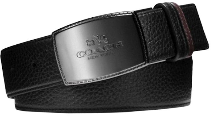 Cinturón Reversible Coach de Cuero Vintage Negro 3.7cm Ancho 64089-BKMA Shop Cinturón Reversible Coach de Cuero Vintage Negro 3.7cm Ancho 64089-BKMA