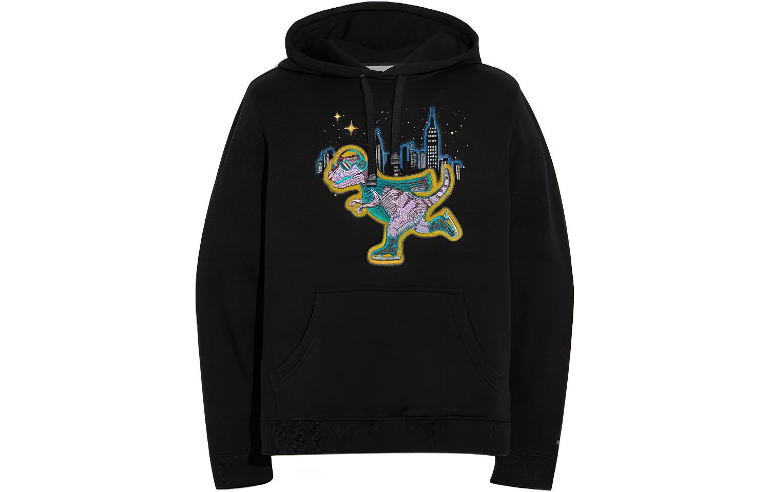 COACH Rexy SS21 Cartoon Print Pullover Hoodie Black () C1959-BLK