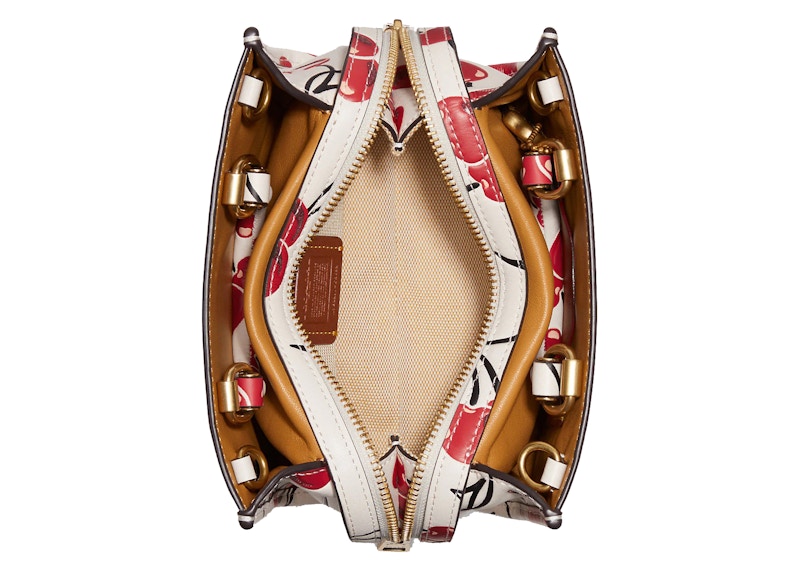 Lookbook Tas Coach Rogue 17 Motif Cherry Chalk/Multicolor