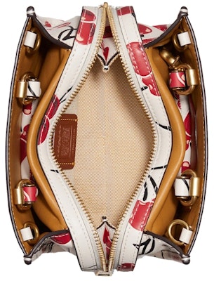 Tas Coach Rogue 17 Motif Cherry Chalk/Multicolor Lookbook Tas Coach Rogue 17 Motif Cherry Chalk/Multicolor