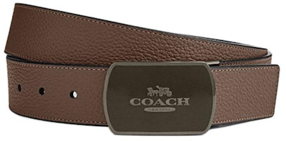 COACH Signature Brown Leather Belt 3.8cm CU211-QBX3A COACH Signature Brown Leather Belt 3.8cm CU211-QBX3A