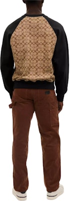 コーチ シグネチャー クルーネック スウェットシャツ カーキ 長袖 ラグラン プルオーバー CO825-OFZ Shop コーチ シグネチャー クルーネック スウェットシャツ カーキ 長袖 ラグラン プルオーバー CO825-OFZ