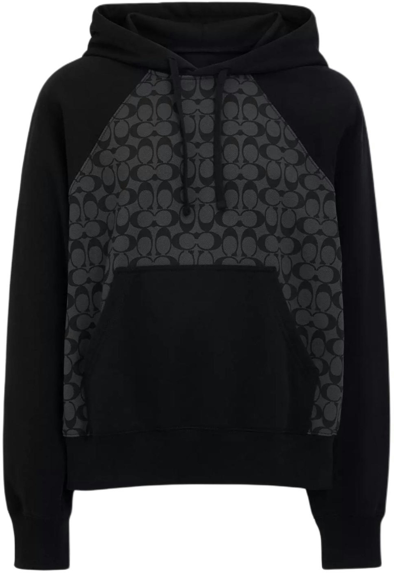 coach-signature-logo-print-black-hoodie-long-sleeve-pullover-co-826-r8-e