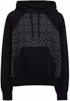 Order COACH Logo Cetakan Hitam Hoodie Lengan Panjang. CO826-R8E