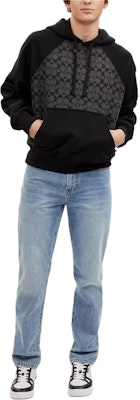 Sudadera Negra COACH con Logo Estampado, Manga Larga y Estilo Pullover. CO826-R8E Lookbook Sudadera Negra COACH con Logo Estampado, Manga Larga y Estilo Pullover. CO826-R8E