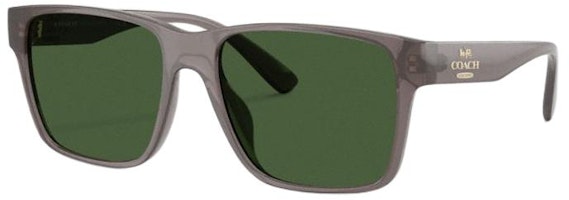 COACH Signature Square Sunglasses Unisex Couple Style Transparent Gray. CW425-OOQ COACH Signature Square Sunglasses Unisex Couple Style Transparent Gray. CW425-OOQ