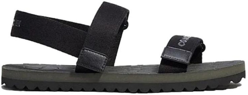 蔻驰黑色魔术胶带拖鞋 CI103_BLK Order 蔻驰黑色魔术胶带拖鞋 CI103_BLK