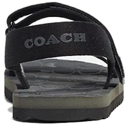 蔻驰黑色魔术胶带拖鞋 CI103_BLK Purchase 蔻驰黑色魔术胶带拖鞋 CI103_BLK