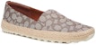 Coach Slip-On 'Tan Fisherman' Lelaki Kasut Pandu Malas C8875_OAK