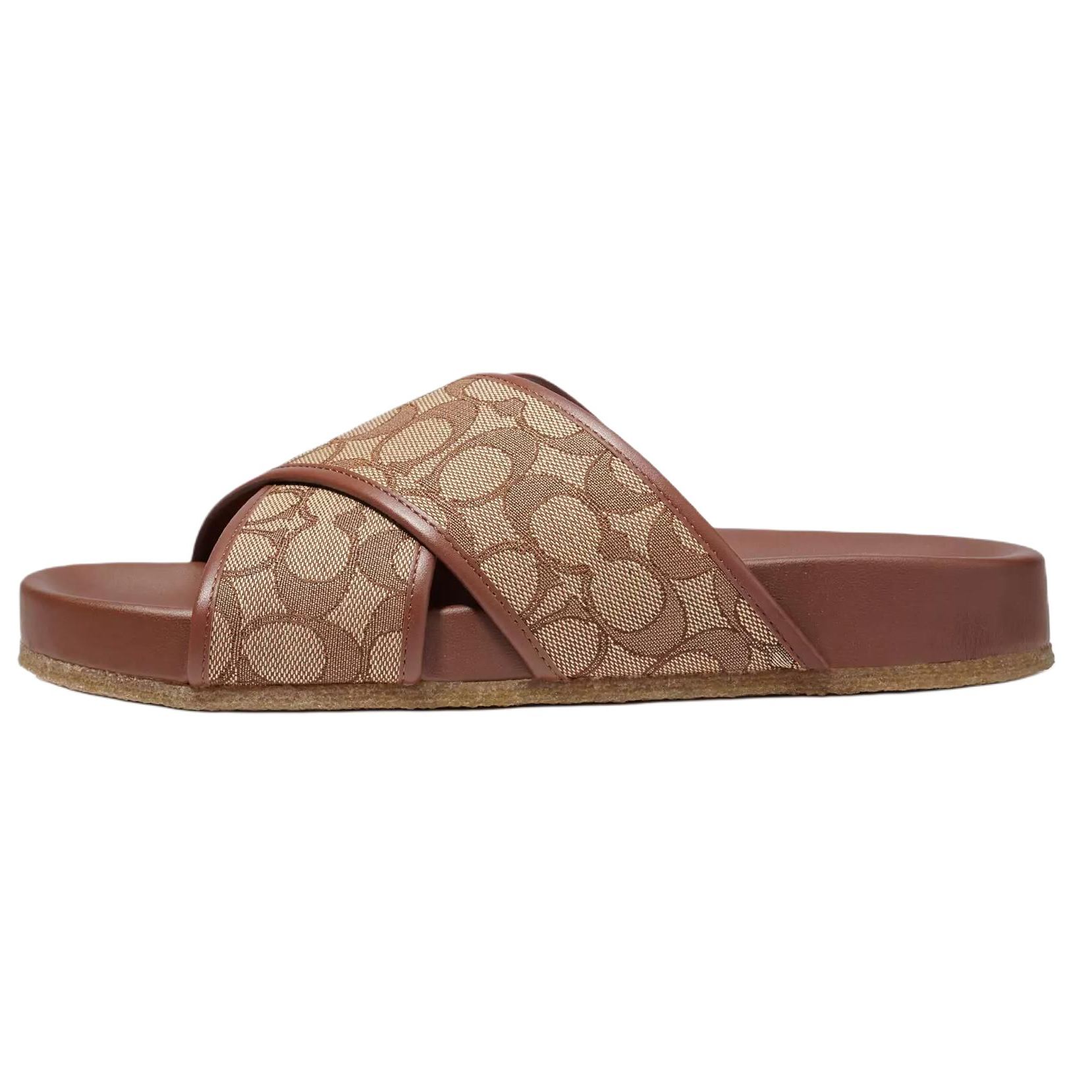 COACH Slip-On Fashion Sandals Brown CA158-NXZ