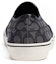 Shop Coach Slip-On Flat 'Sneaker Fesyen Hitam' C8958_BLK