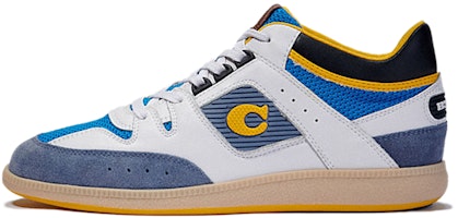 Coach Sneaker Mid 'White Blue' C3165_SF9 Coach Sneaker Mid 'White Blue' C3165_SF9