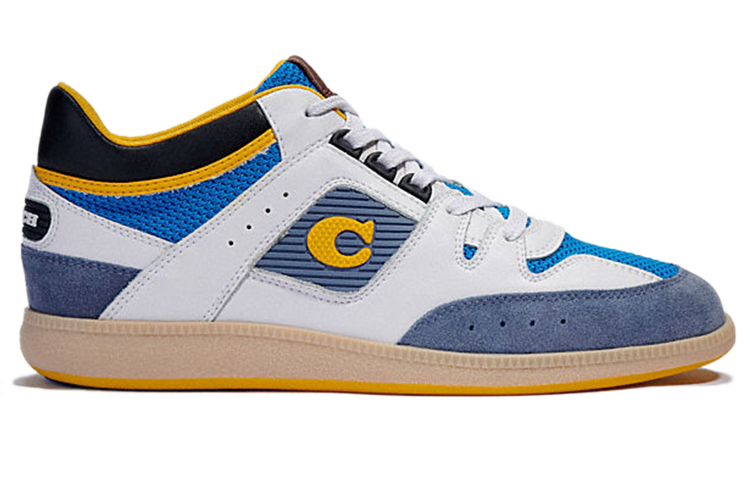 Order コーチ スニーカー ミッド "ホワイト/ブルー" C3165_SF9