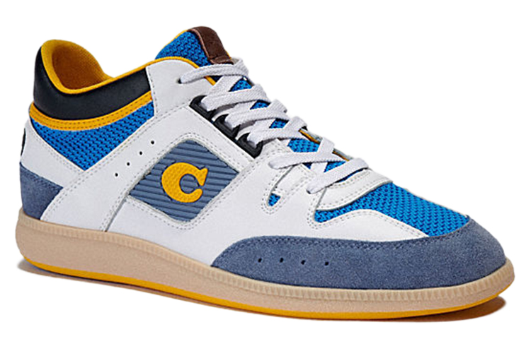 Lookbook コーチ スニーカー ミッド "ホワイト/ブルー" C3165_SF9