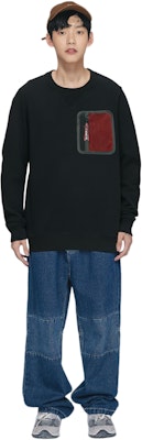 COACH SS21 黑色口袋圓領長袖衫. C0555-BLK Lookbook COACH SS21 黑色口袋圓領長袖衫. C0555-BLK