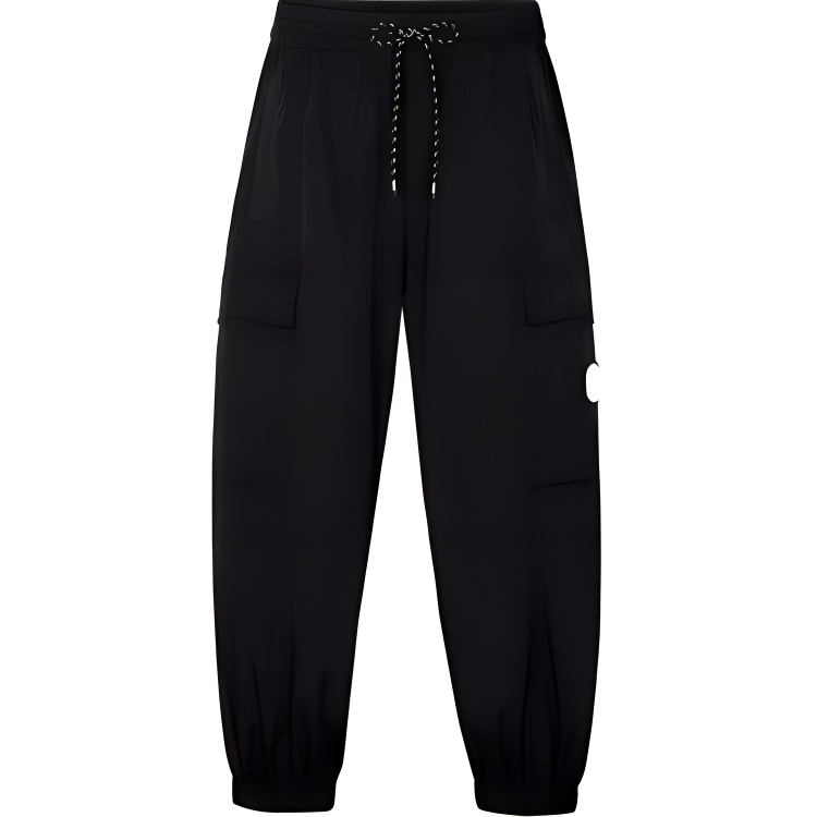 COACH SS21 Black Lightweight Tech Fabric Cargo Pants C3045-BLK