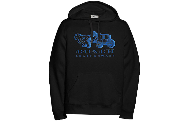 COACH SS21 Carriage Logo Sweatshirt Black () C1080-BLK