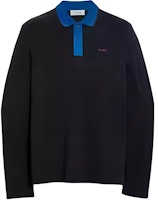 COACH SS21 Casual Long-Sleeve Polo Shirt - Black 6660_BLK COACH SS21 Casual Long-Sleeve Polo Shirt - Black 6660_BLK