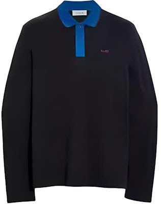 COACH SS21 Baju Polo Lengan Panjang Kasual - Hitam 6660_BLK Buy COACH SS21 Baju Polo Lengan Panjang Kasual - Hitam 6660_BLK