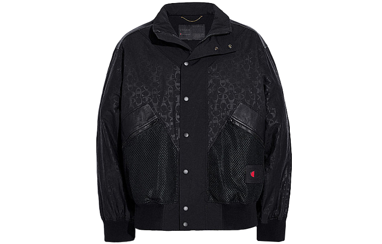 COACH SS21 Solid Black Windbreaker Jacket for Men 5915-BLK 圖 2