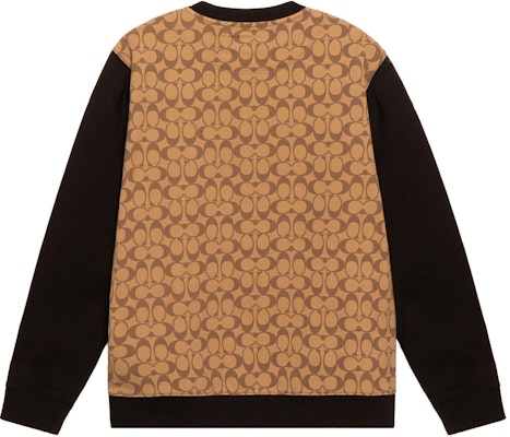 COACH SS22 休閒米色字母拼接圓領衛衣 C7816-OFZ Lookbook COACH SS22 休閒米色字母拼接圓領衛衣 C7816-OFZ