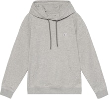 COACH SS22 Grey Solid Logo Embroidered Drawstring Hoodie C6376-LTE COACH SS22 Grey Solid Logo Embroidered Drawstring Hoodie C6376-LTE