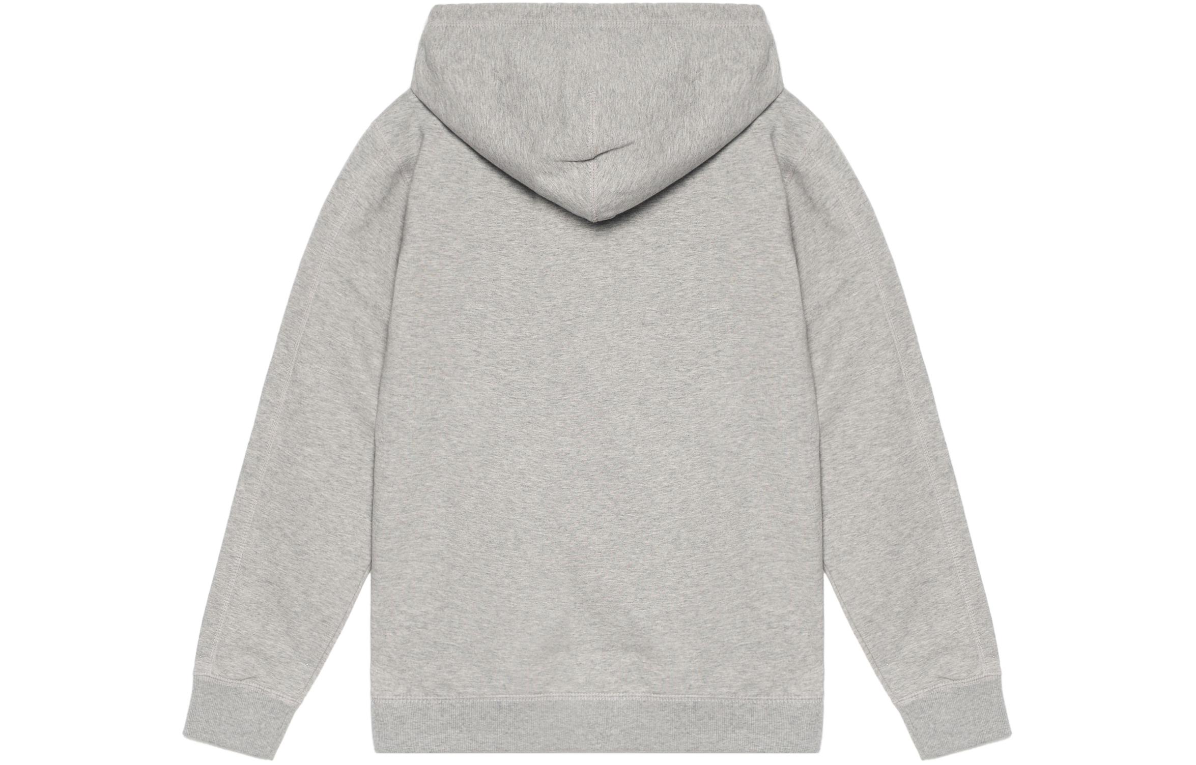 Lookbook COACH SS22  Grey Solid Logo Embroidered Drawstring Hoodie C6376-LTE