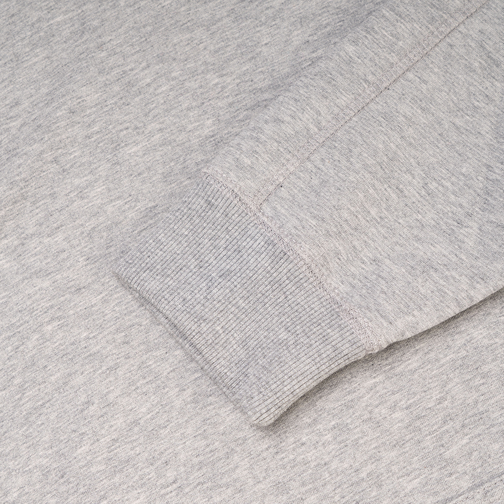 Details for COACH SS22  Grey Solid Logo Embroidered Drawstring Hoodie C6376-LTE