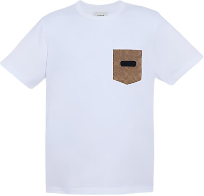 コーチ SS22 ロゴプリント クルーネック 半袖 Tシャツ ホワイト C9148-WHT Buy コーチ SS22 ロゴプリント クルーネック 半袖 Tシャツ ホワイト C9148-WHT