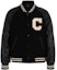 Buy COACH SS23 Black Baseball Jacket with Logo Patch and Button Closure. CF802-BLK