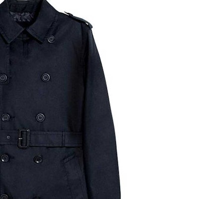 COACH SS23 Black Double-Breasted Trench Coat C5235-BLK Shop COACH SS23 Black Double-Breasted Trench Coat C5235-BLK