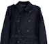 Sizing COACH SS23 Black Double-Breasted Trench Coat C5235-BLK