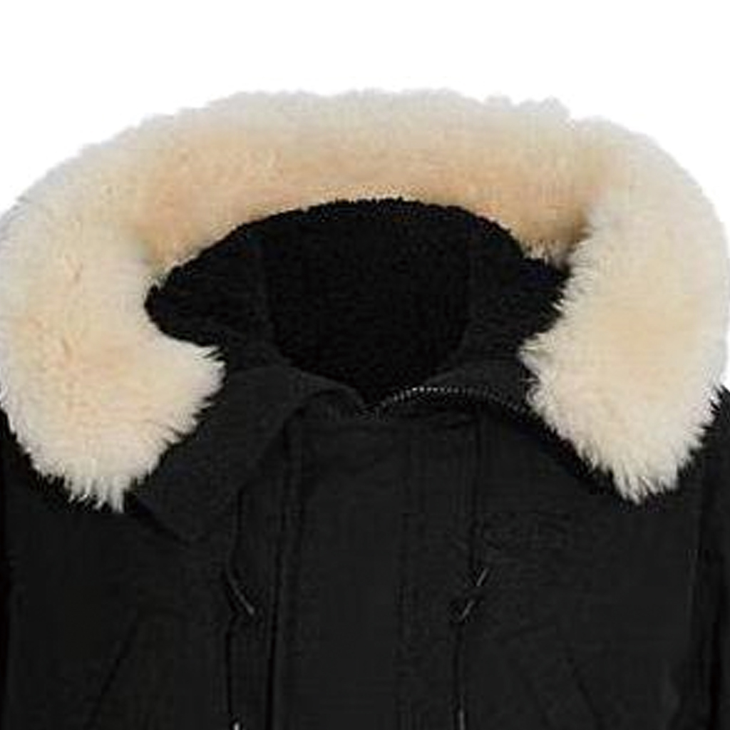 COACH SS23  Black Parka with Removable Fur Collar CE337-BLK 圖 6