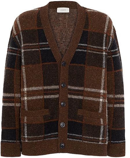coach-ss-23-brown-plaid-v-neck-single-breasted-sweater-cb-655-myb