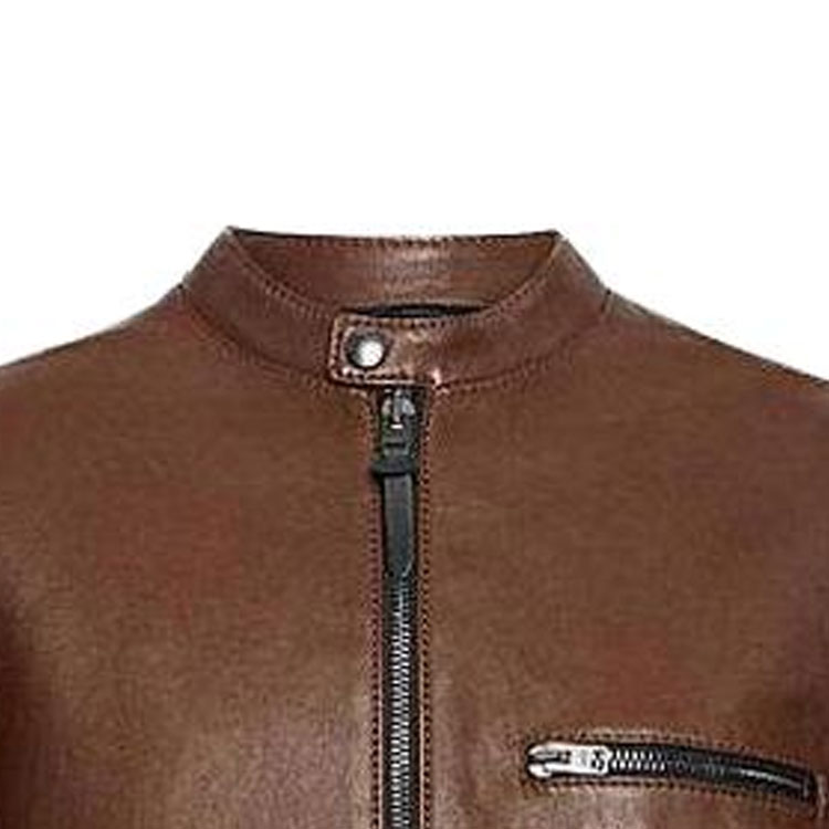 Purchase 코치 SS23 브라운 솔리드 지퍼 포켓 롱슬리브 자켓 88799-N2X