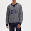 Lookbook COACH SS23 Sweater Crewneck dengan Desain Logo. CK737-N19