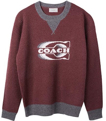 COACH SS23 Sweater Crewneck dengan Desain Logo. CK737-N19 Purchase COACH SS23 Sweater Crewneck dengan Desain Logo. CK737-N19