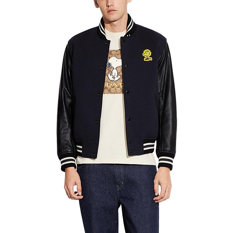 COACH SS23  Embroidered Patchwork Button-Up Jacket Black CE546-NAV 圖 4