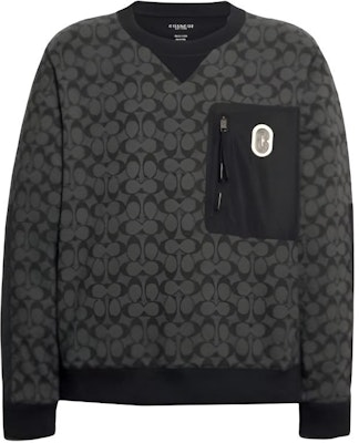 코치 SS23 그레이 풀오버 스웨트셔츠 올오버 프린트 디자인. 89748-OY2 Buy 코치 SS23 그레이 풀오버 스웨트셔츠 올오버 프린트 디자인. 89748-OY2