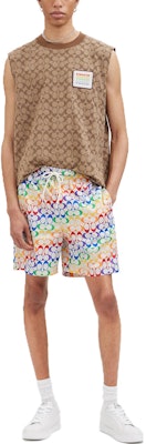 蔻驰 SS23 罗纹印花腰带中腰休闲短裤 多色 CI516 Lookbook 蔻驰 SS23 罗纹印花腰带中腰休闲短裤 多色 CI516