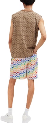 蔻驰 SS23 罗纹印花腰带中腰休闲短裤 多色 CI516 Shop 蔻驰 SS23 罗纹印花腰带中腰休闲短裤 多色 CI516