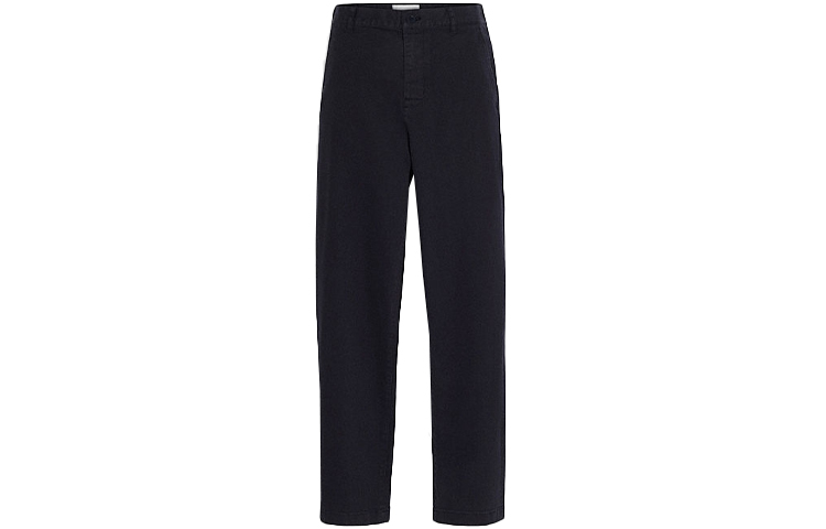 Order COACH SS23 Celana Denim Biru Tua Model Straight-Leg dengan Kancing Depan. C9509-NAV