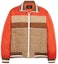 Buy COACH SS23 Orange Patchwork Puffer Zip-Up Jacket with Collar. CG689-VEE