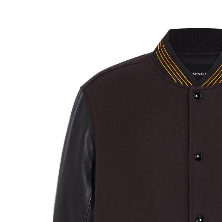 COACH SS23  Red-Brown Varsity Letter Print Long Sleeve Jacket CB663-OXB 圖 5