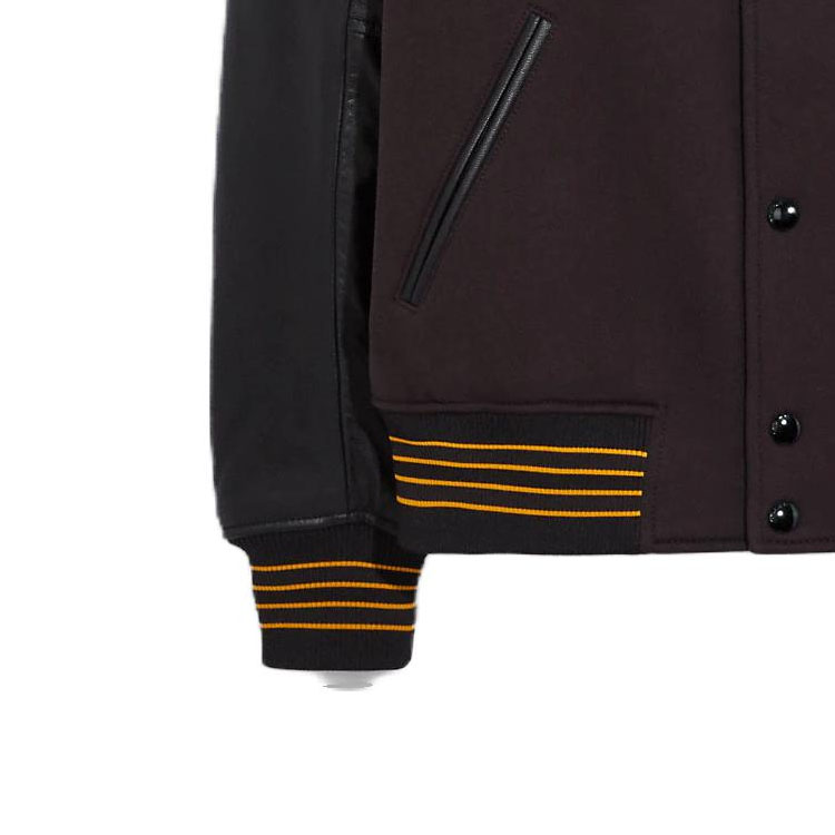 COACH SS23  Red-Brown Varsity Letter Print Long Sleeve Jacket CB663-OXB 圖 7