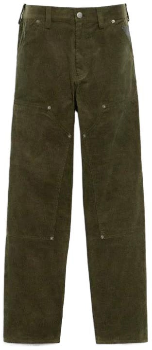 coach-ss-23-solid-color-mid-rise-casual-pants-green-cg-692-olv