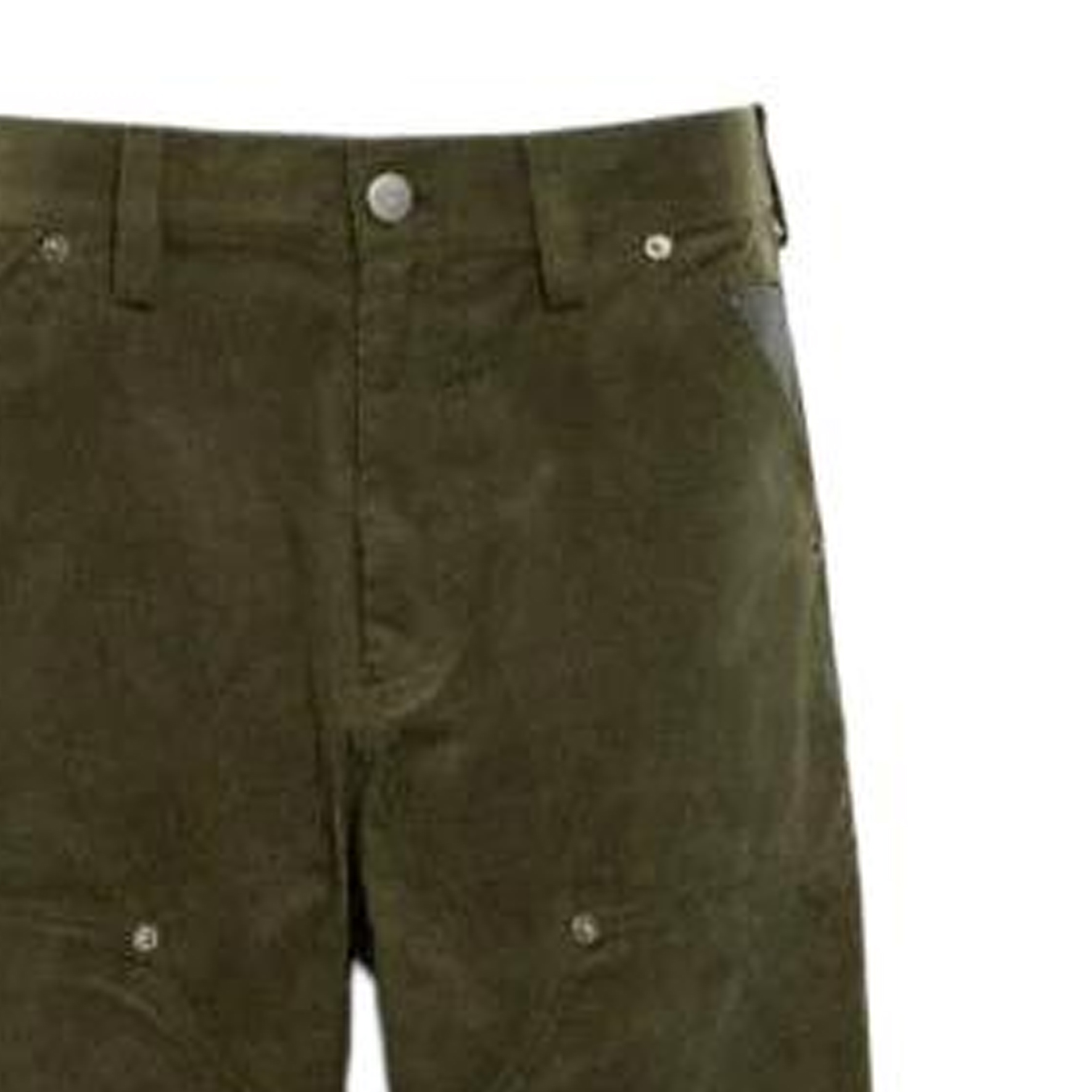 Details for コーチ SS23 無地 ミッドライズ カジュアルパンツ グリーン. CG692-OLV