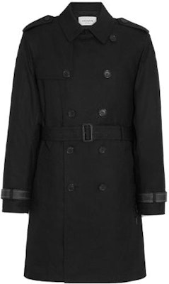 COACH SS23 Solid Double-Breasted Casual Mid-Length Trench Coat CF804-BLK Details for COACH SS23 Solid Double-Breasted Casual Mid-Length Trench Coat CF804-BLK