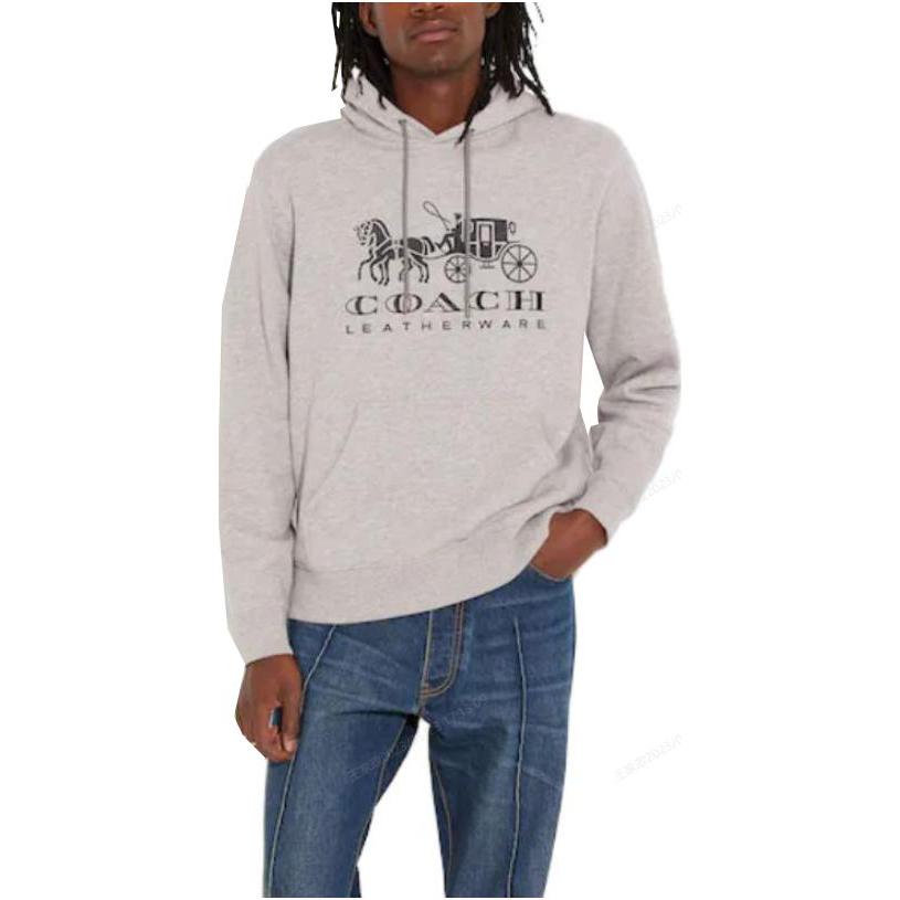 Lookbook Sudadera con Capucha Coach SS23 Forever Logo Print C9113-HGR