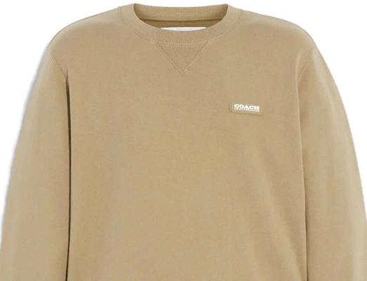 코치 SS23 레터 프린트 크루넥 긴팔 풀오버 스웨트셔츠 카키 CB494-OLV Purchase 코치 SS23 레터 프린트 크루넥 긴팔 풀오버 스웨트셔츠 카키 CB494-OLV
